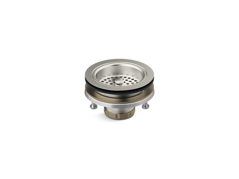 KOHLER K-R8799-C-BN Vibrant Brushed Nickel Duostrainer Sink drain and strainer,less tailpiece