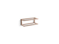 KOHLER K-27353-RGD Draft 12" Towel Bar Frame In Vibrant Rose Gold