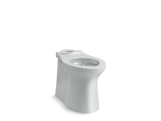 KOHLER K-20485-95 Ice Grey Irvine Comfort Height Elongated chair-height toilet bowl with skirted trapway, seat not included