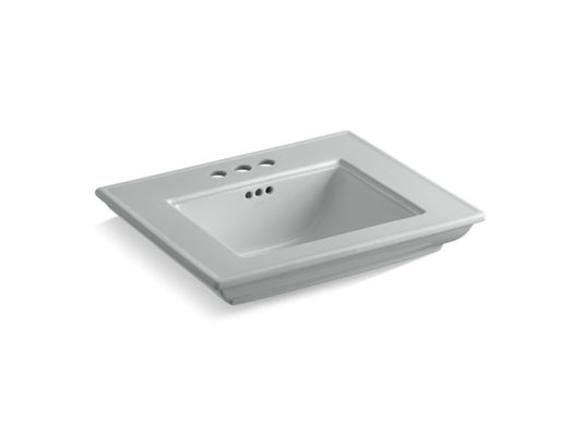 KOHLER K-29999-4-95 Ice Grey Memoirs Stately 24" pedestal/console table bathroom sink