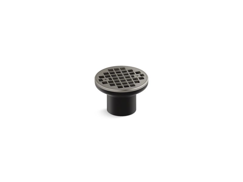 KOHLER K-22666-BN Vibrant Brushed Nickel Clearflo Round brass tile-in shower drain (drain body not included)