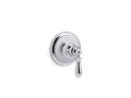 KOHLER K-T72770-9M-CP Polished Chrome Artifacts MasterShower transfer valve trim with swing lever handle