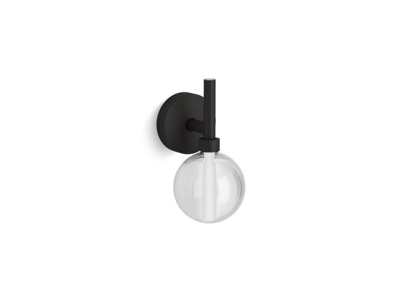 KOHLER K-23467-SCLED-BLL Matte Black Components LED lacemaker sconce