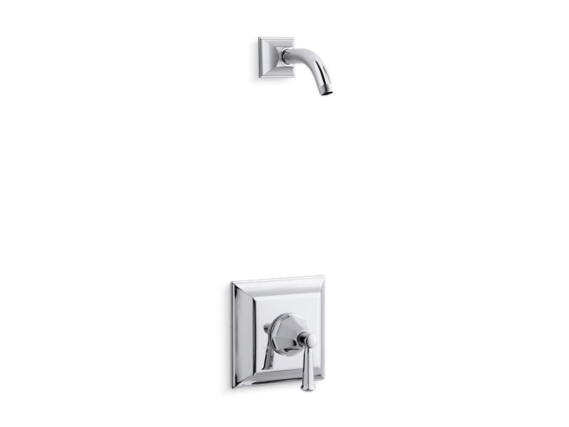 KOHLER K-TLS462-4S-CP Memoirs Stately Rite-Temp shower trim set with lever handle, less showerhead