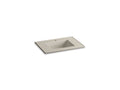 KOHLER Ceramic/Impressions K-2779-1-G85 Sandbar Impressions 31" Vitreous china vanity top with integrated rectangular sink
