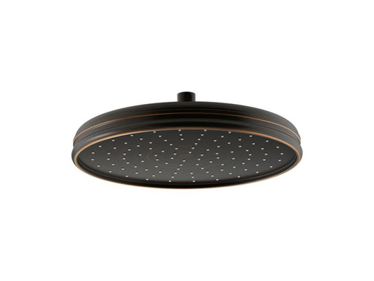 KOHLER K-13694-2BZ Traditional 12" Single-Function Rainhead, 2.5 Gpm In Oil-Rubbed Bronze