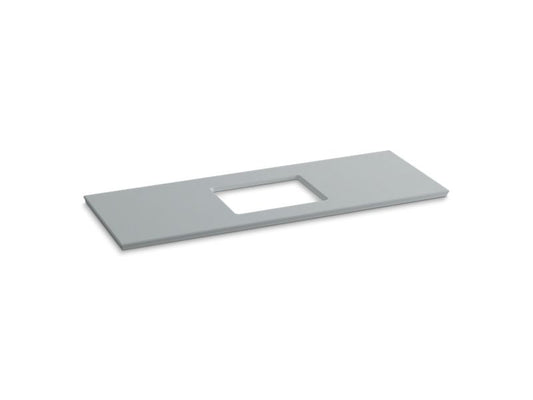 KOHLER K-5459-S36 Solid/Expressions 61" vanity-top with single Verticyl rectangular cutout