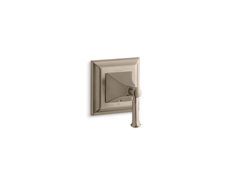 KOHLER K-T10423-4S-BV Memoirs Stately Valve trim with lever handle for volume control valve, requires valve