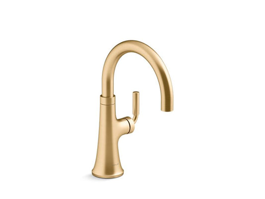 KOHLER K-23767-2MB Vibrant Brushed Moderne Brass Tone Single-handle bar sink faucet