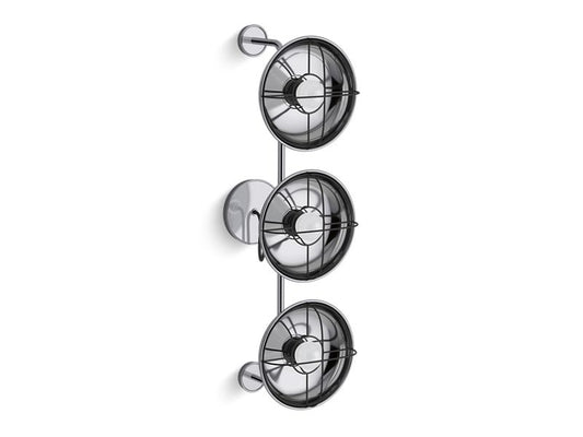 KOHLER K-23665-SC03-CPL Polished Chrome Modern Farm Three-light sconce