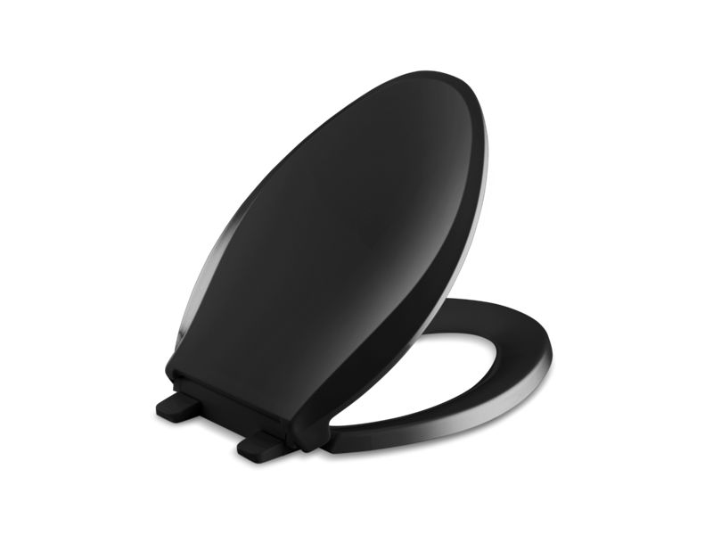 KOHLER K-4636-7 Cachet Quiet-Close elongated toilet seat