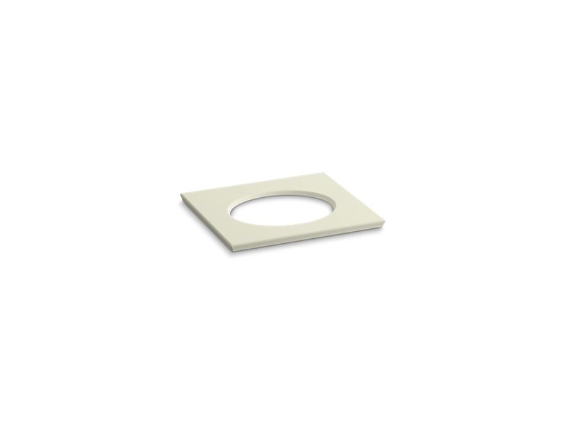 KOHLER K-5421-S35 Solid/Expressions 25" vanity-top with single Verticyl oval cutout
