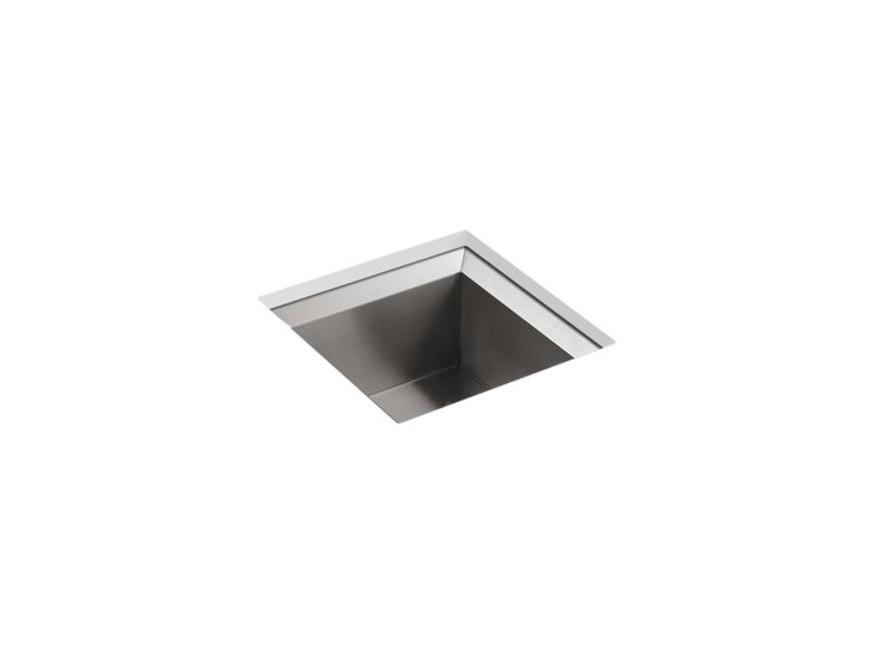 KOHLER K-3391-NA Not Applicable Poise 18" x 18" x 9-1/2" undermount single-bowl bar sink