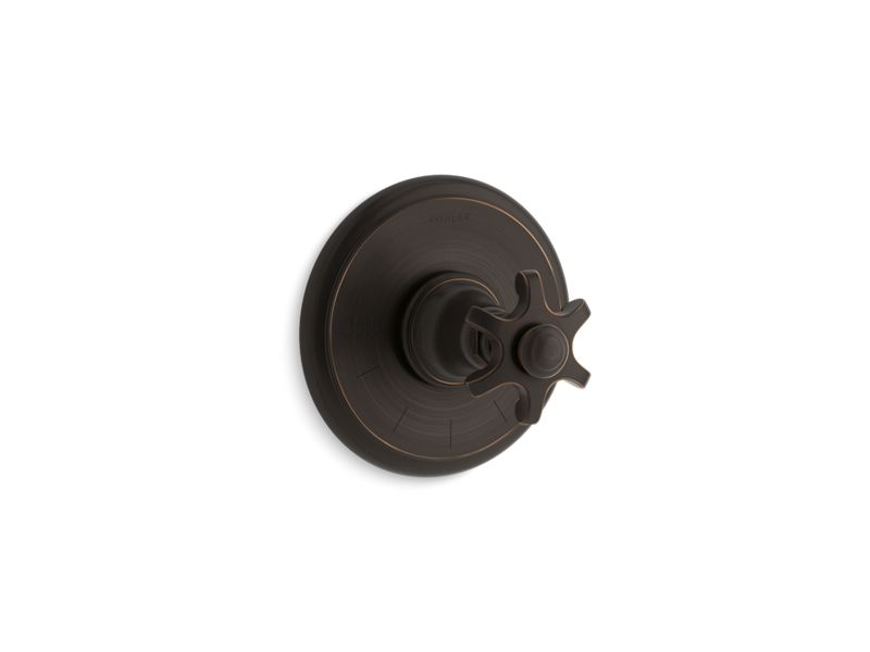 KOHLER K-T72769-3M-2BZ Artifacts Thermostatic valve trim with prong handle
