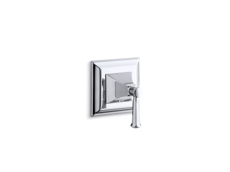 KOHLER K-T10424-4S-CP Memoirs Stately Valve trim with lever handle for transfer valve, requires valve