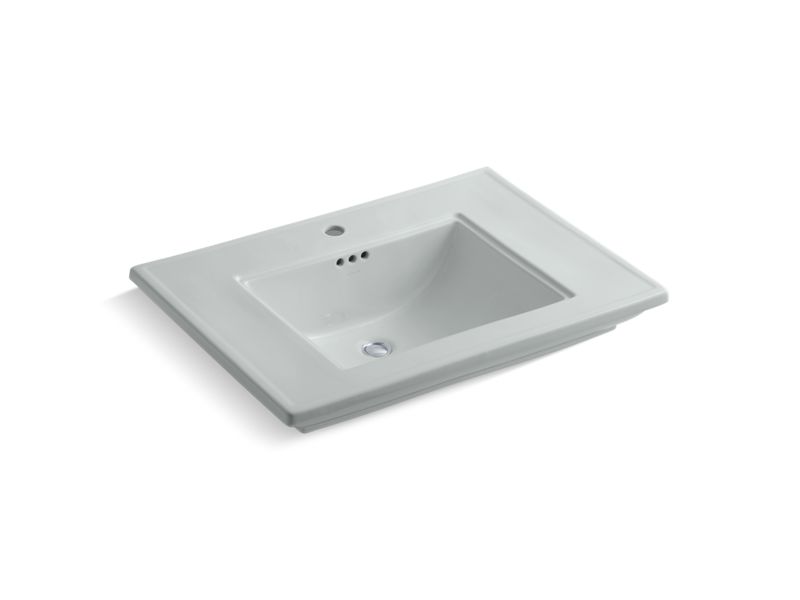 KOHLER K-2269-1-95 Ice Grey Memoirs Stately 30" pedestal/console table bathroom sink