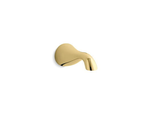 KOHLER K-16135-PB Revival wall-mount non-diverter bath spout