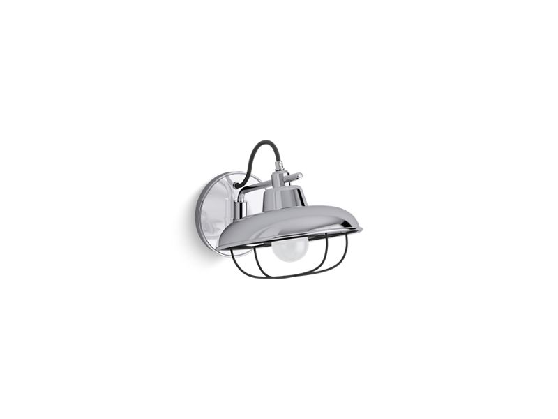 KOHLER K-23668-SC01-CPL Modern Farm One-Light Swinging Sconce In Polished Chrome