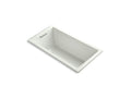 KOHLER K-1168-GHVB-NY Underscore 60" X 32" Drop-In Vibracoustic Bath With Heated Bubblemassage In Dune