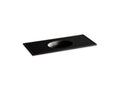 KOHLER Ceramic/Impressions K-2891-1-7 Black Black 49" Vitreous china vanity top with integrated oval sink
