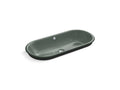 KOHLER K-20213-P5-FT Iron Plains Capsule Drop-in/undermount vessel bathroom sink with Iron Black painted underside