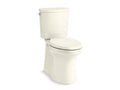KOHLER K-20450-96 Irvine Two-piece elongated toilet with skirted trapway, 1.28 gpf In Biscuit