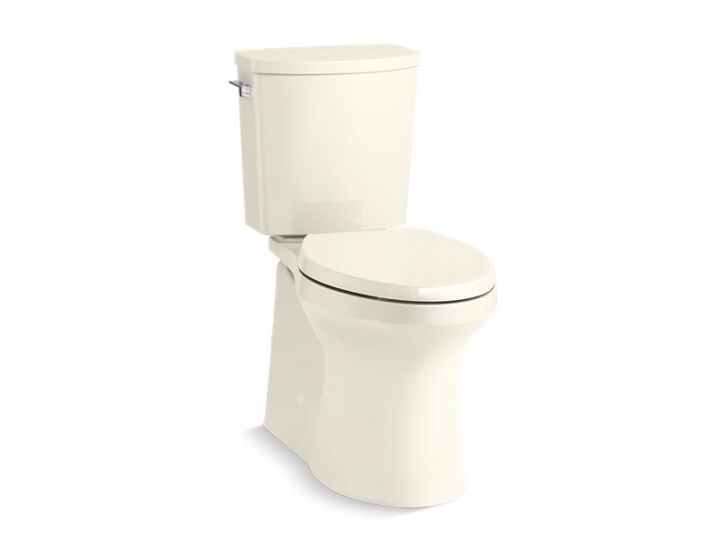 KOHLER K-20450-96 Biscuit Irvine Comfort Height Two-piece elongated 1.28 gpf chair height toilet