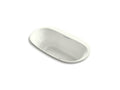 KOHLER K-5716-GHVB-NY Underscore 65-1/2" X 35-3/4" Drop-In Vibracoustic Bath With Heated Bubblemassage In Dune