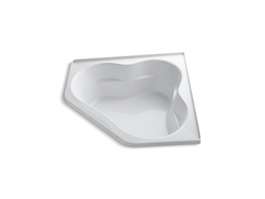 KOHLER K-1161-F-0 White Tercet 60" x 60" bath with integral flange and center drain