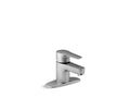 KOHLER K-98146-4-G July Single-handle bathroom sink faucet with escutcheon