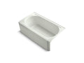 KOHLER K-722-NY Memoirs 60" x 33-3/4" alcove bath with right-hand drain