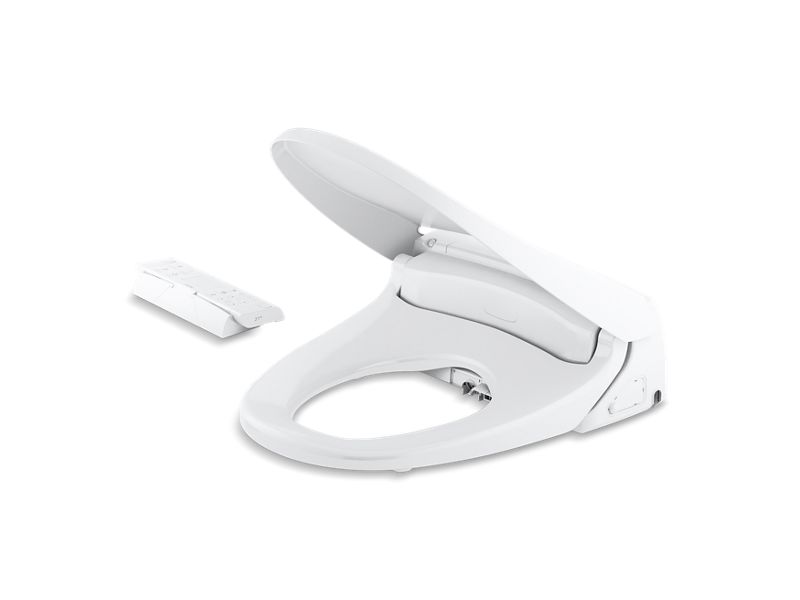 KOHLER K-BH93-N0 Novita Bh93 Round-Front Bidet Toilet Seat With Remote Control In White