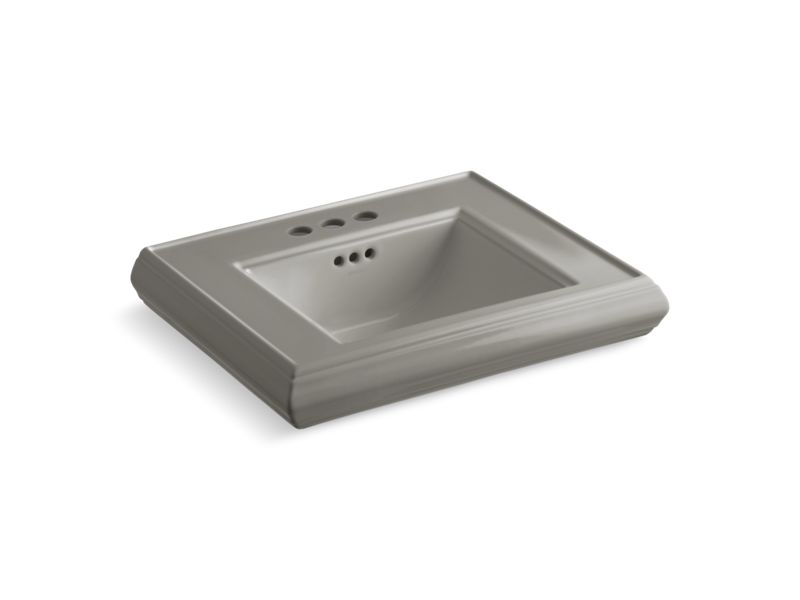 KOHLER K-2239-4-K4 Memoirs pedestal/console table bathroom sink basin with 4" centerset faucet holes