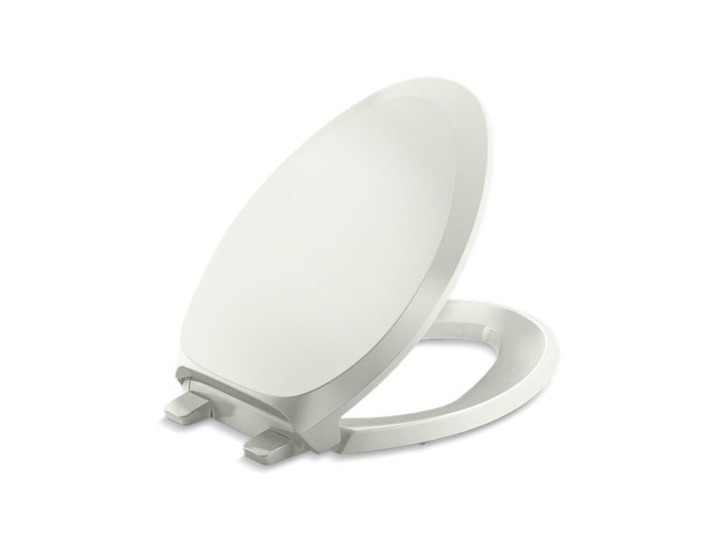 KOHLER K-4713-RL-NY French Curve Readylatch Quiet-Close Elongated Toilet Seat In Dune