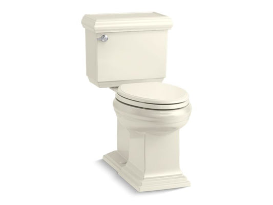 KOHLER K-6999-96 Biscuit Memoirs Classic Two-piece elongated toilet with concealed trapway, 1.28 gpf