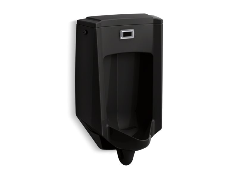 KOHLER Bardon K-2590-7 Black Black Touchless washout wall-mount 1/2 gpf urinal