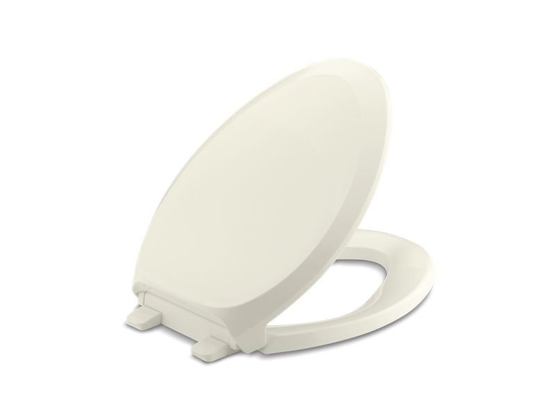 KOHLER K-4713-96 French Curve Quiet-Close elongated toilet seat