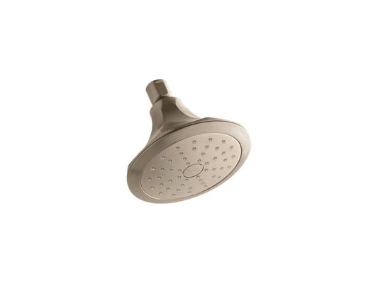 KOHLER K-45409-G-BV Vibrant Brushed Bronze Memoirs 1.75 gpm single-function showerhead with Katalyst air-induction technology