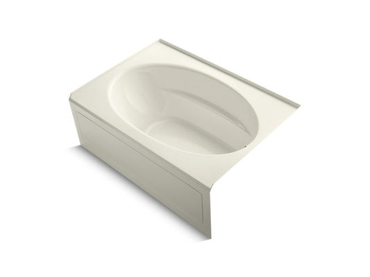 KOHLER K-1113-RA-96 Biscuit Windward 60" x 42" alcove bath with integral apron and right-hand drain