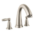 HANSGROHE 06120820 Swing C 3-Hole Roman Tub Set Trim with Lever Handles in Brushed Nickel