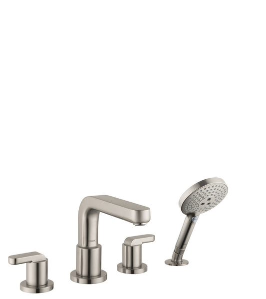 HANSGROHE 31408821 Brushed Nickel Metris S Modern Tub Filler 1.75 GPM