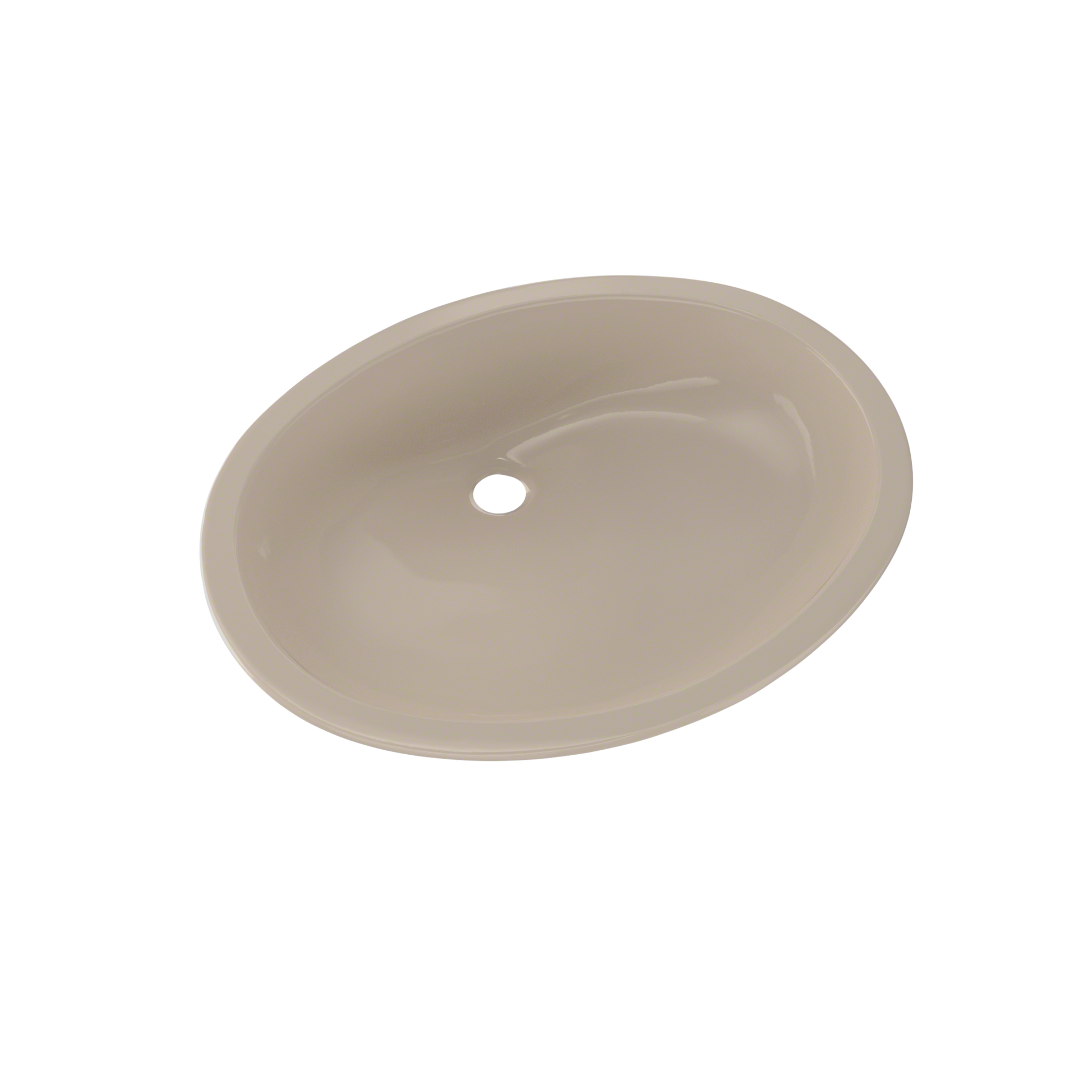 TOTO LT597G#03 Dantesca Oval Undermount Bathroom Sink with CEFIONTECT , Bone