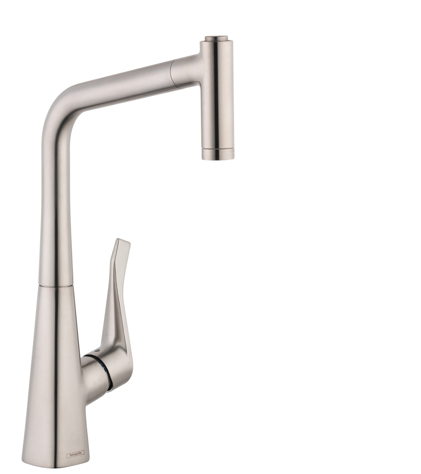 HANSGROHE 14820801 Metris HighArc Kitchen Faucet, 2-Spray Pull-Out, 1.75 GPM in Stainless Steel Optic