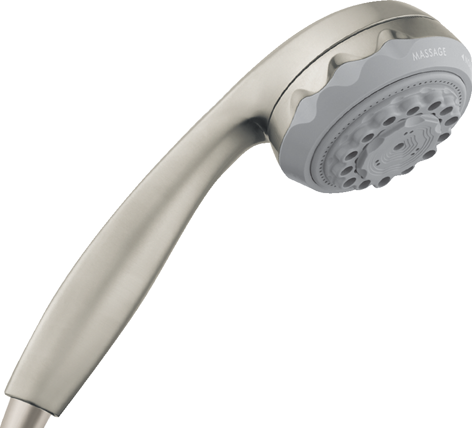 HANSGROHE 28525821 Clubmaster Handshower 3-Jet, 2.5 GPM in Brushed Nickel