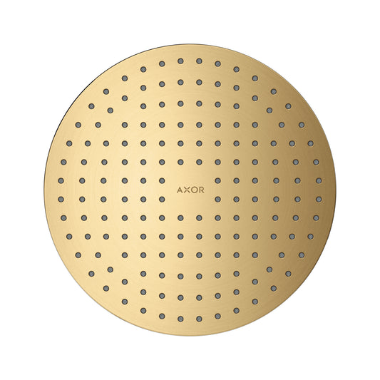 AXOR 35298251 Brushed Gold Optic ShowerSolutions Modern Showerhead 2.5 GPM