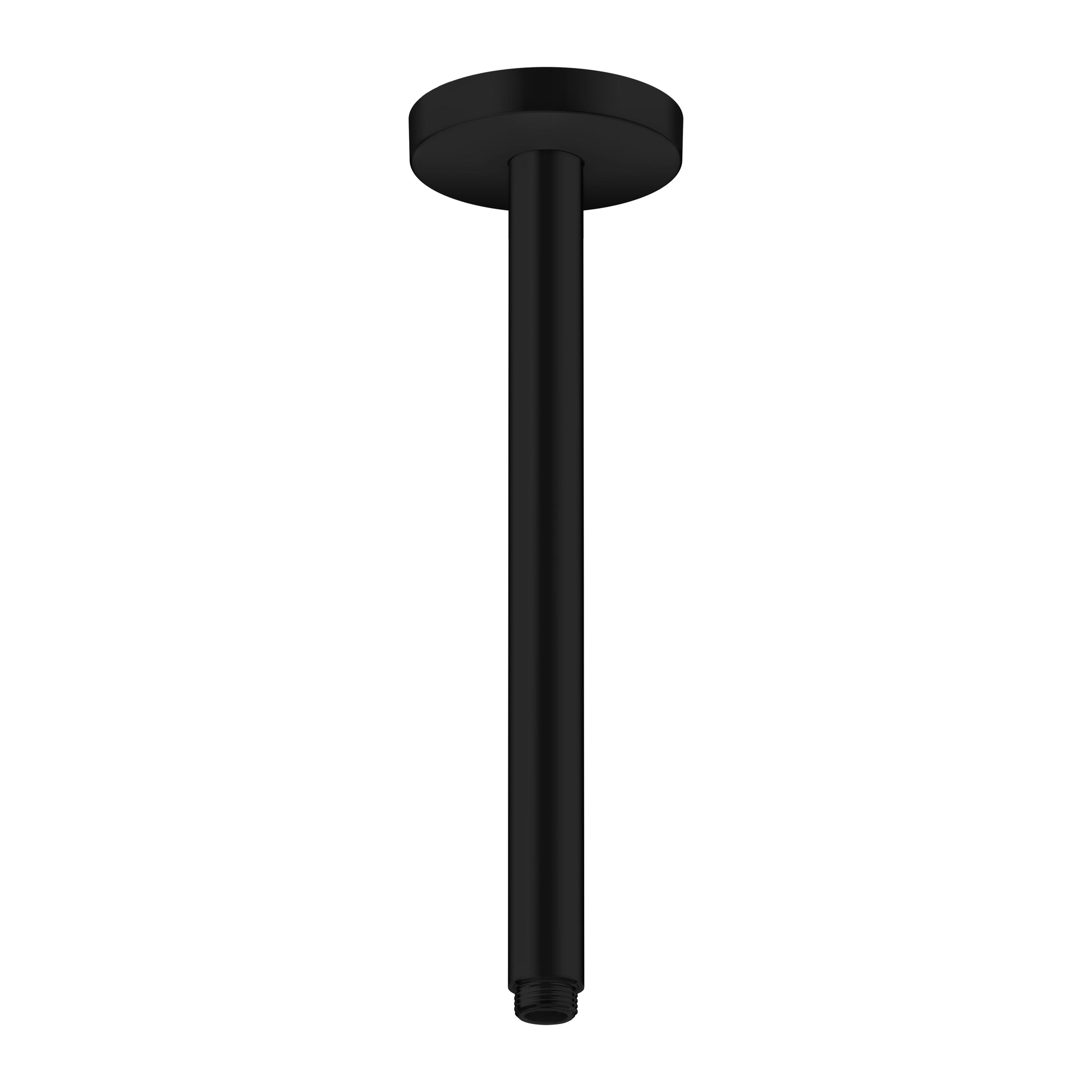 AXOR 26433671 ShowerSolutions Matte Black Extension Pipe for Ceiling Mount, 12"