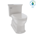 TOTO MS964214CEFG#12 Eco Soiree One Piece Elongated 1.28 GPF Universal Height Skirted Toilet with CEFIONTECT , Sedona Beige