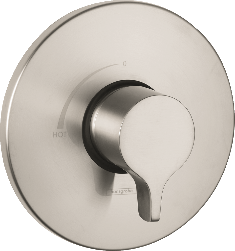 HANSGROHE 04355820 Brushed Nickel Ecostat Modern Pressure Balance Trim