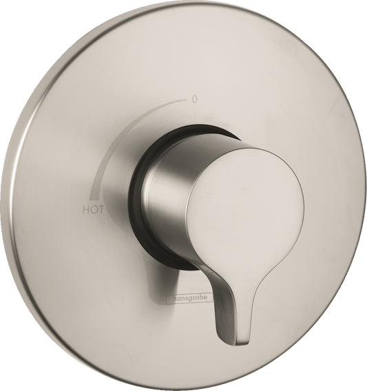 HANSGROHE 04355820 Brushed Nickel Ecostat Modern Pressure Balance Trim