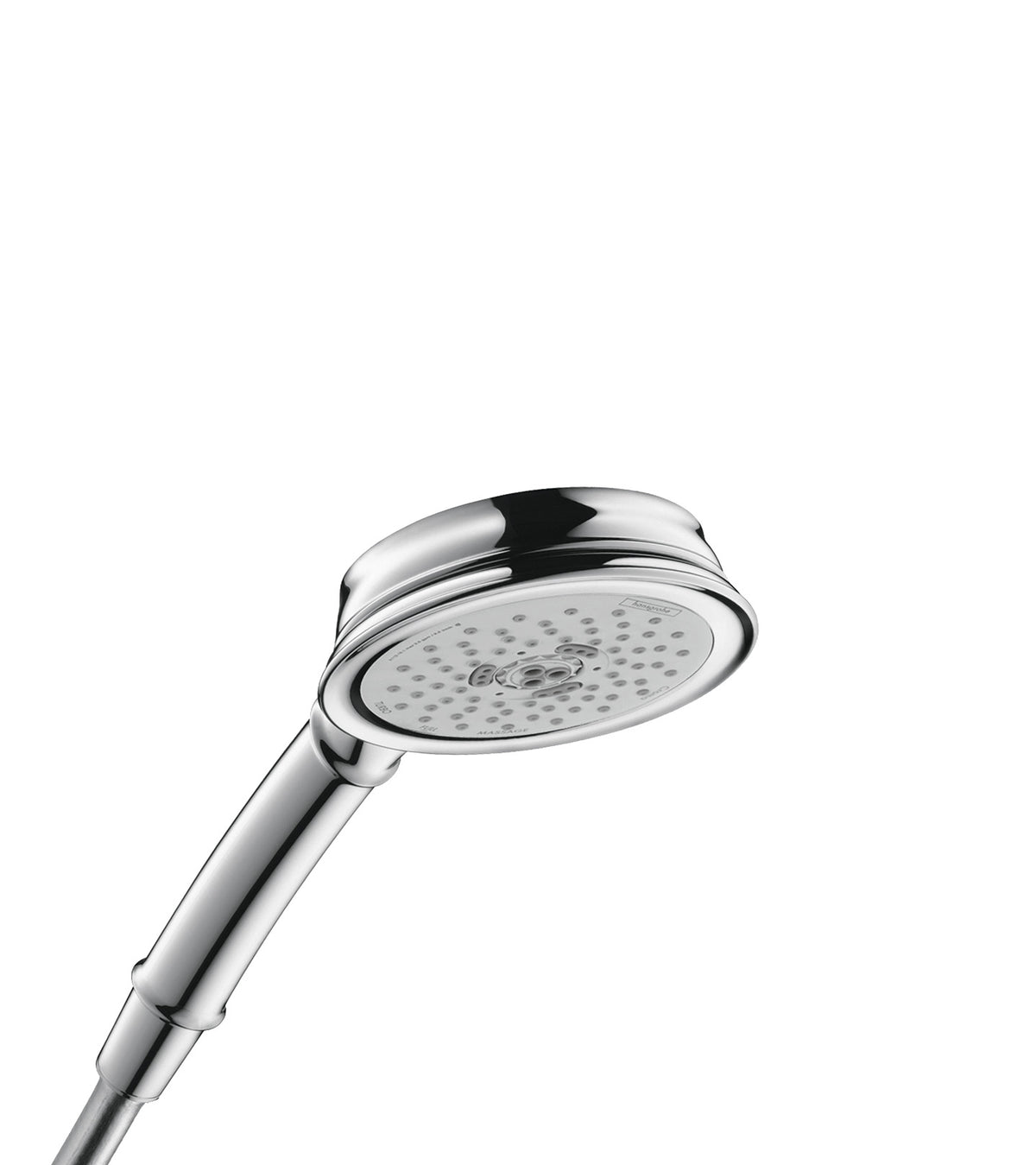 HANSGROHE 04334000 Croma 100 Classic Handshower 3-Jet, 2.0 GPM in Chrome
